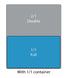 Vogue Polypropylene 1/1 Gastronorm Trays